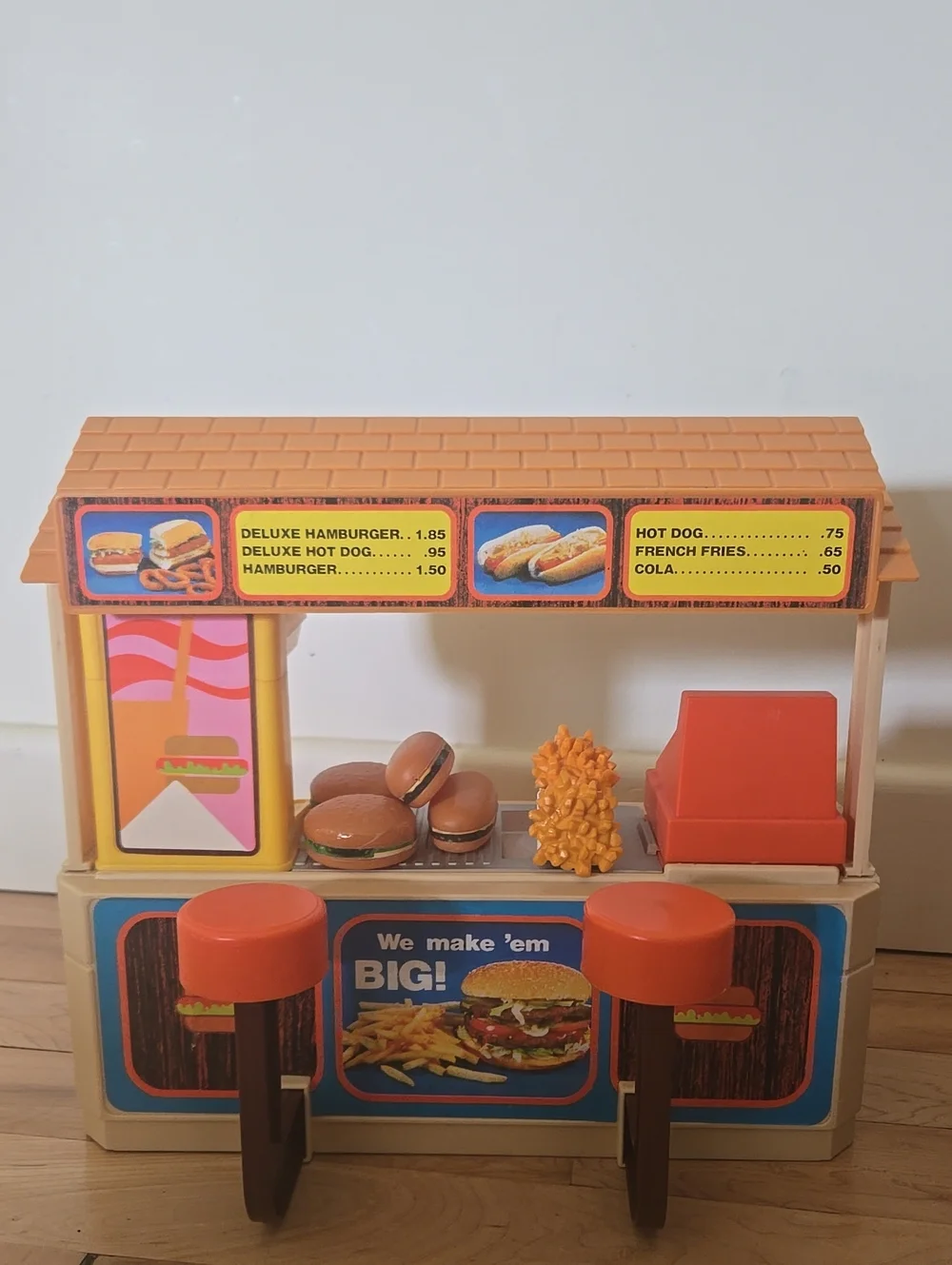 Vintage 1980s Arco Snack Shack Doll Toy Set